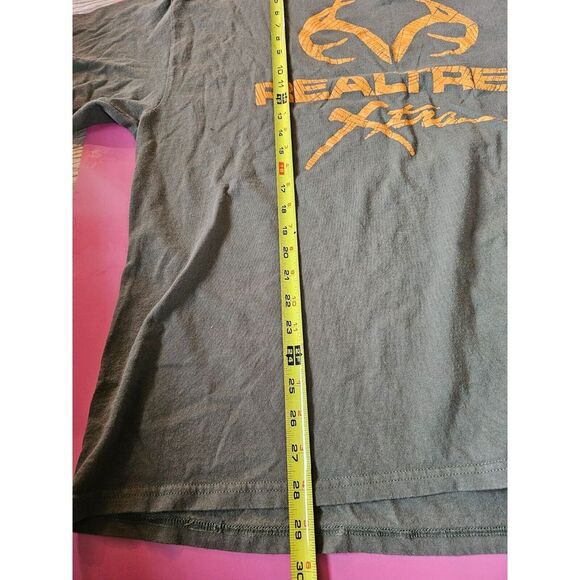 RealTree tan color tee with yellow graphics  size 2xl - Picture 5 of 6